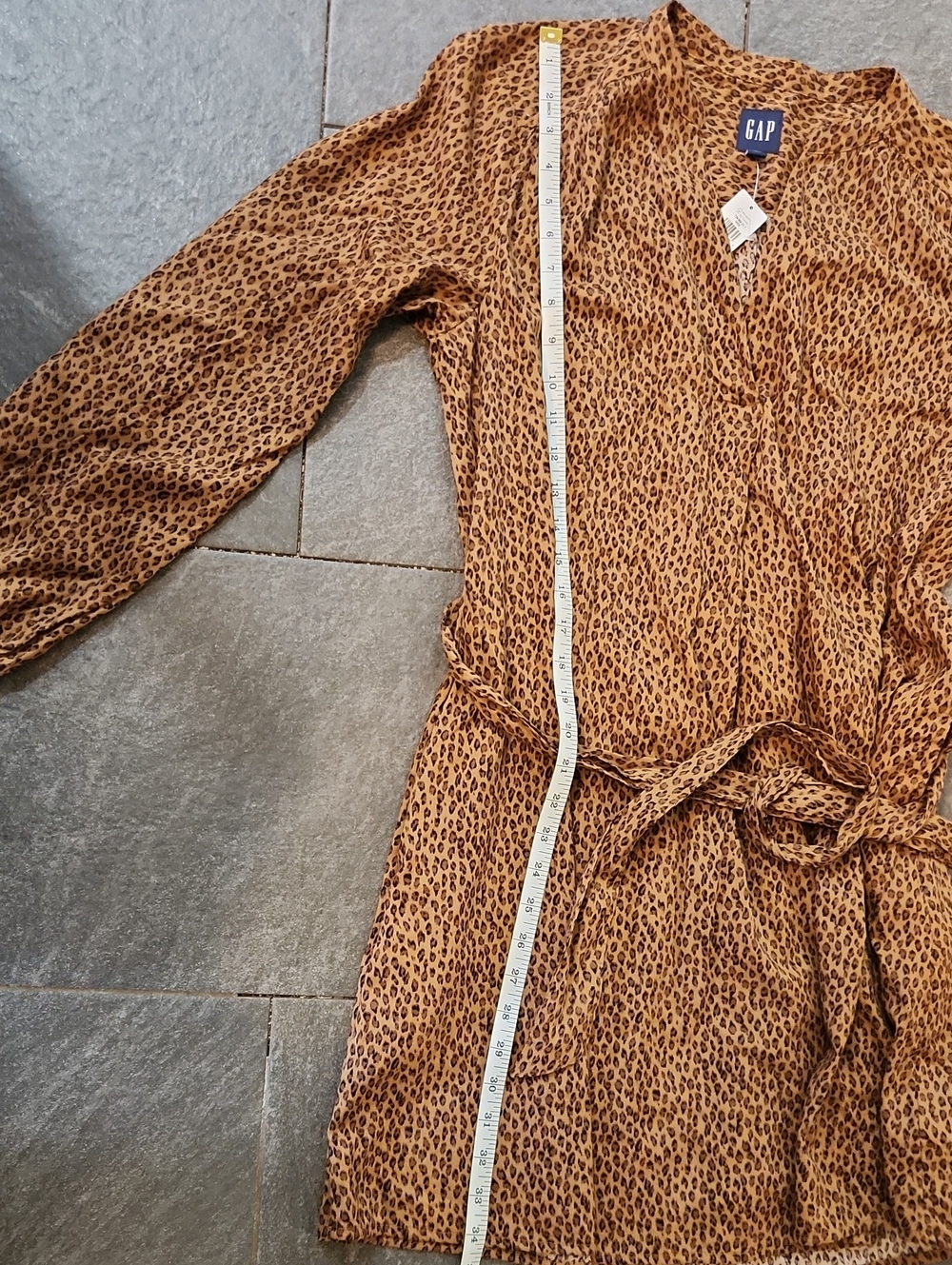 GAP Cheetah Print Tunic Dress (M) - Picture 11 of 12